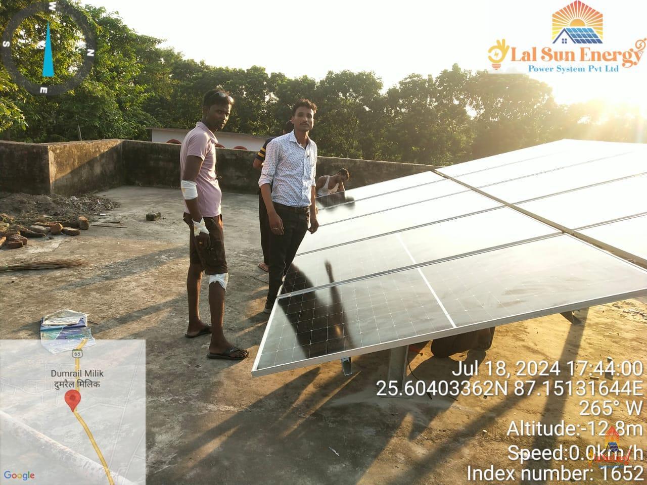 Successful Completion of 5kW On-Grid Solar Installation at Utakamit High School, Brahmagyani Bhawanipur, Purnea